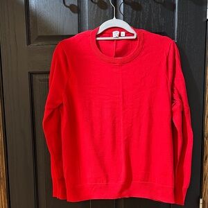 GAP Bright Red Women's Crew Neck Sweater